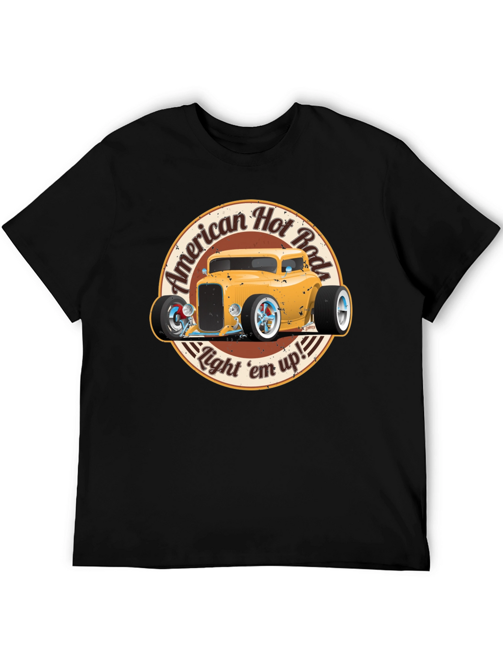 American Hot Rod T-Shirt - Light em up!