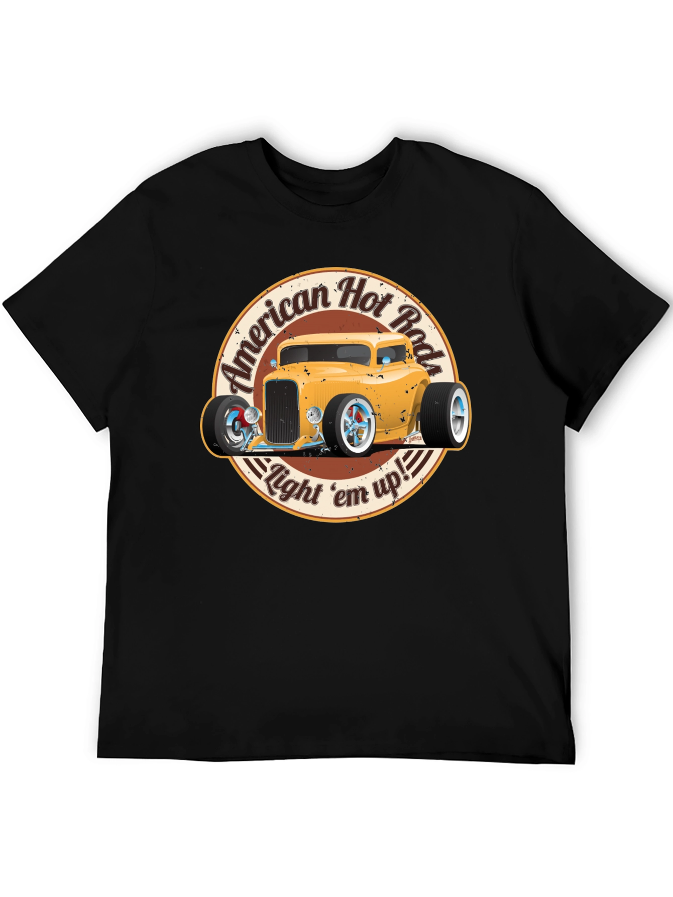 American Hot Rod T-Shirt - Light em up!
