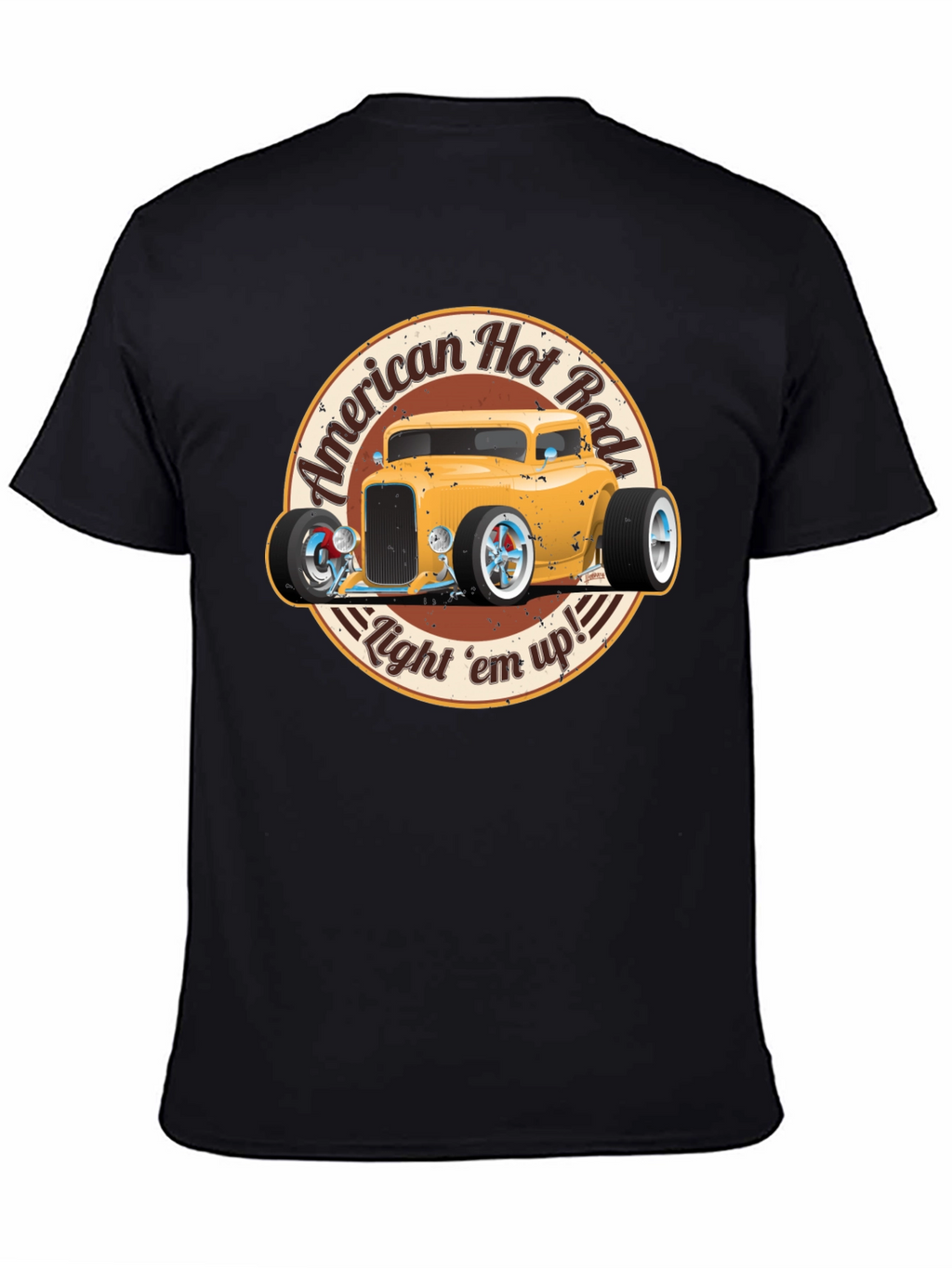 American Hot Rod T-Shirt - Light em up!
