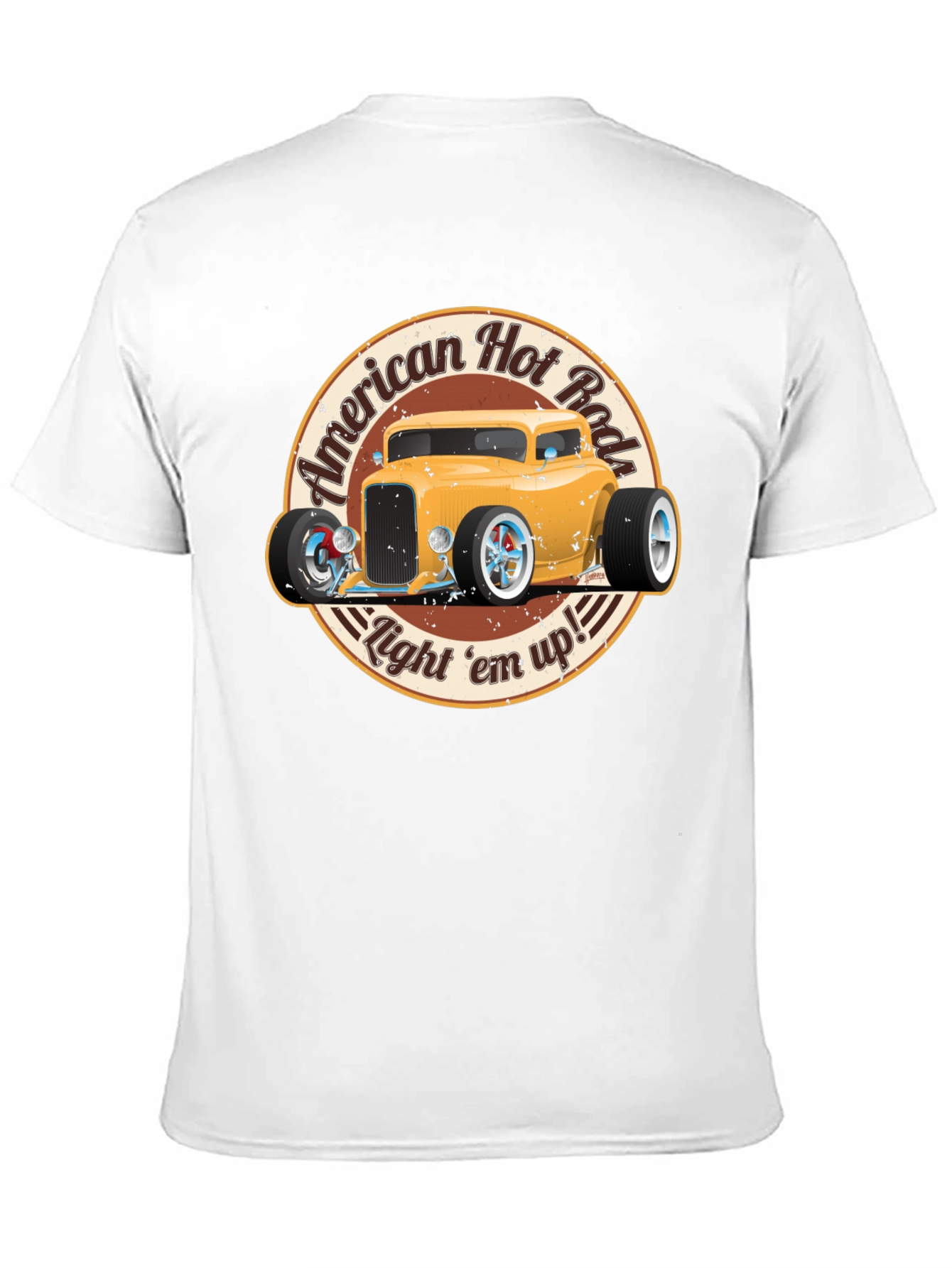 American Hot Rod T-Shirt - Light em up!
