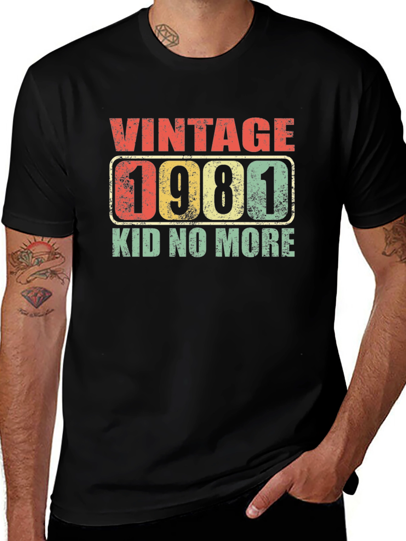 Vintage 1981 Kid No More Graphic T-Shirt