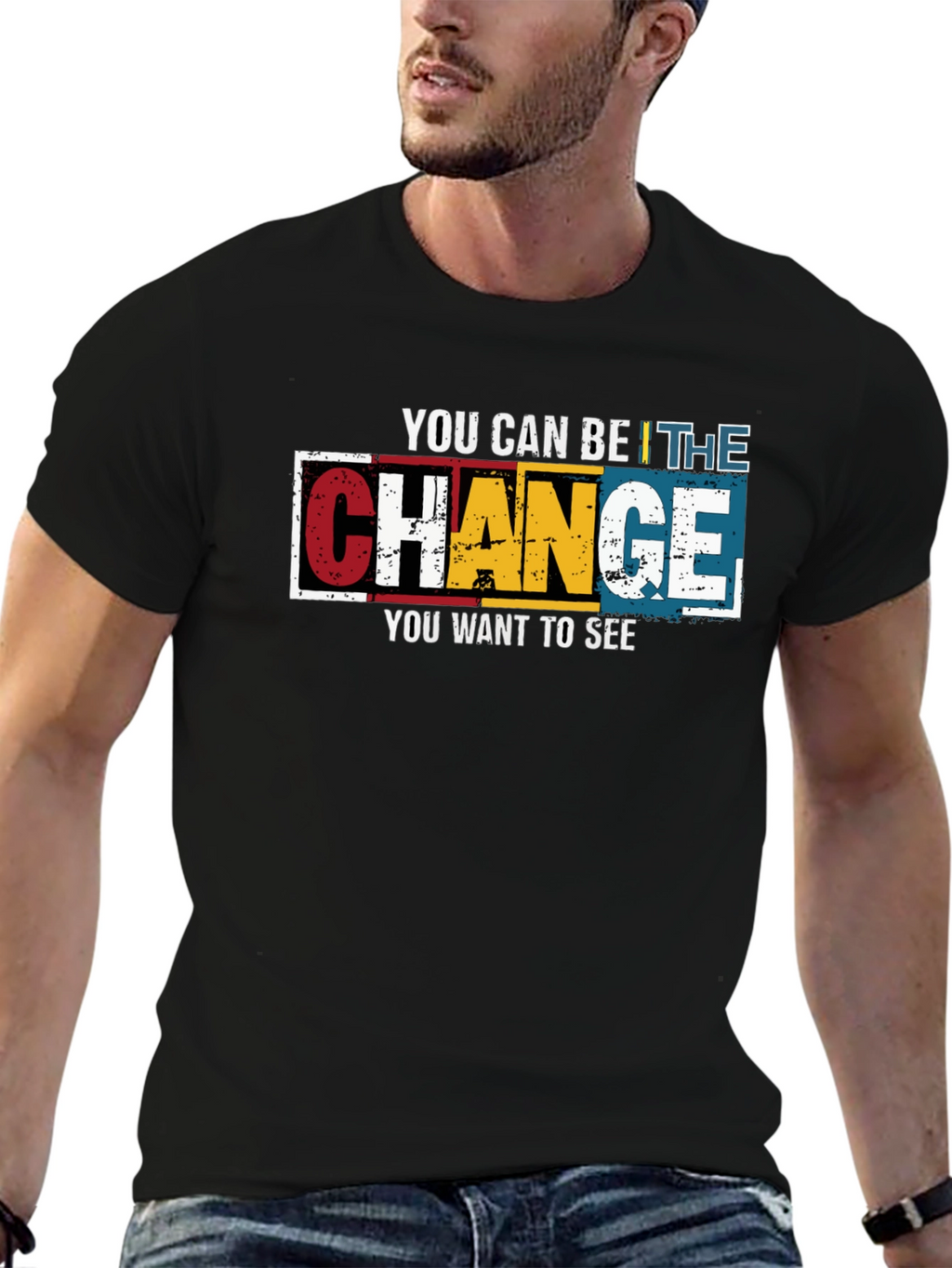 Be the Change Graphic T-Shirt