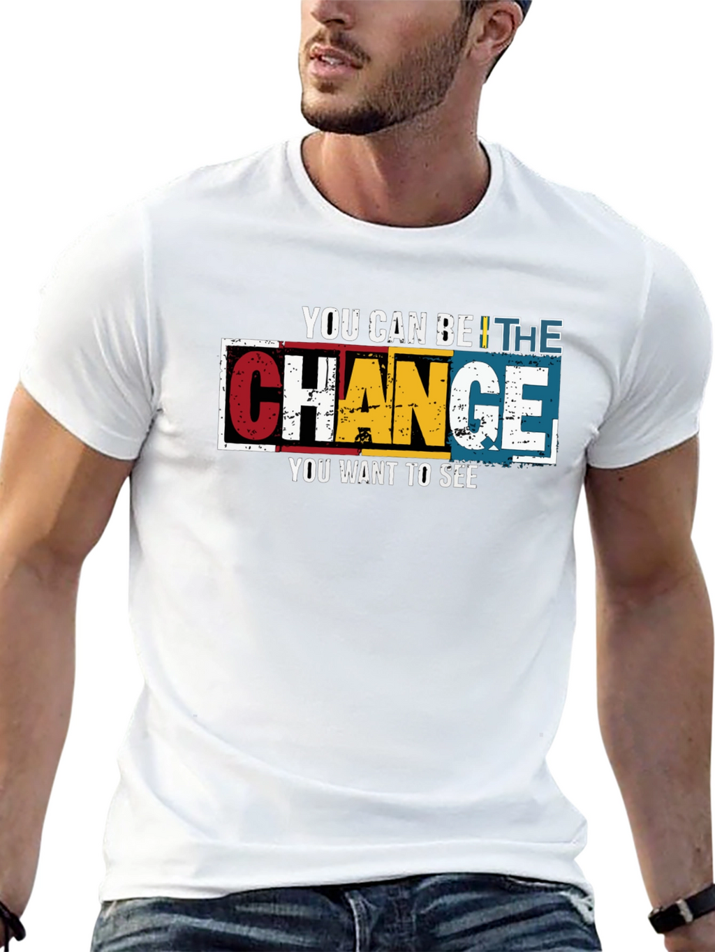 Be the Change Graphic T-Shirt