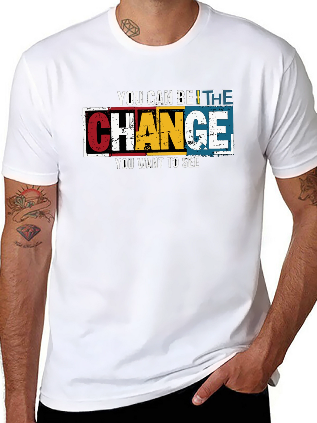 Be the Change Graphic T-Shirt