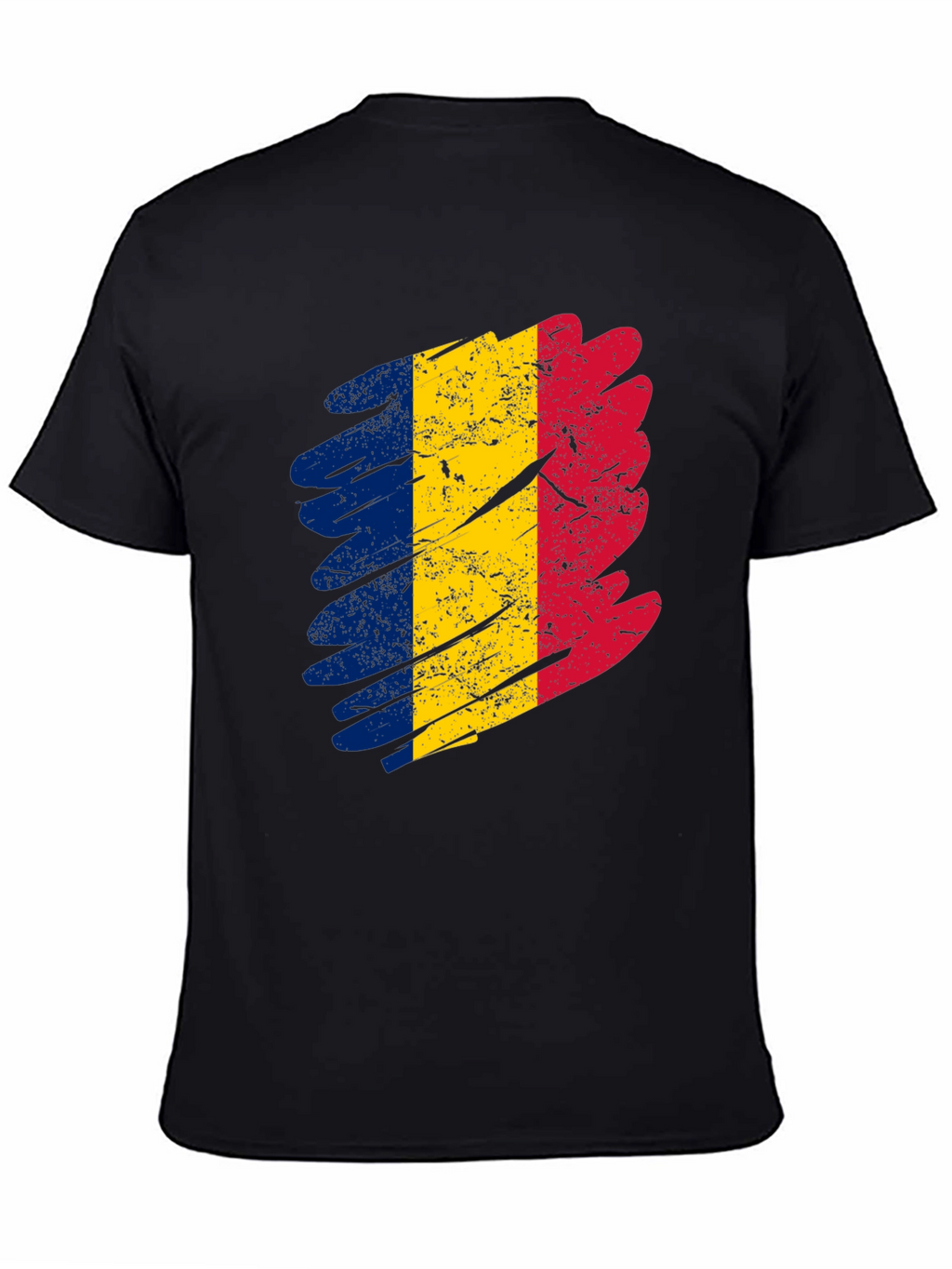 Romania Flag T-Shirt - Distressed Design
