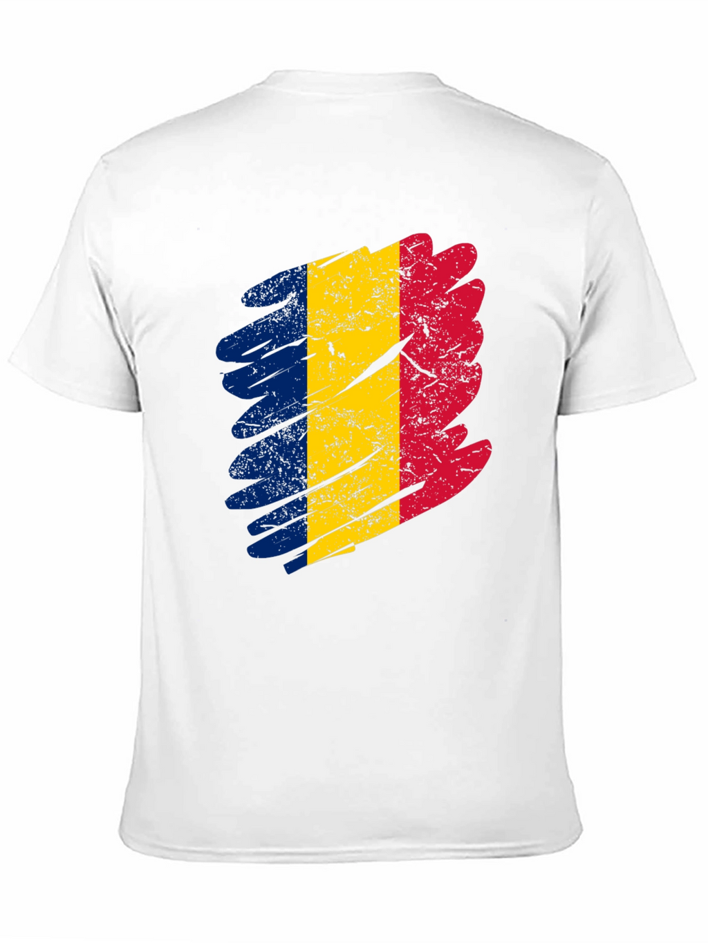 Romania Flag T-Shirt - Distressed Design