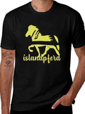 Icelandic Horse T-Shirt - Islandpferd Tee - Black