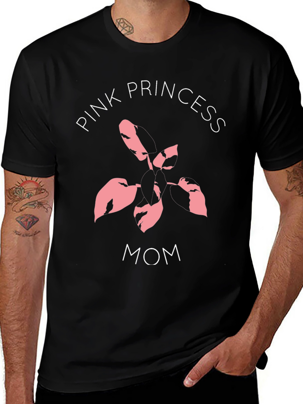 Pink Princess Mom T-Shirt - Graphic Tee
