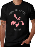 Pink Princess Mom T-Shirt - Graphic Tee
