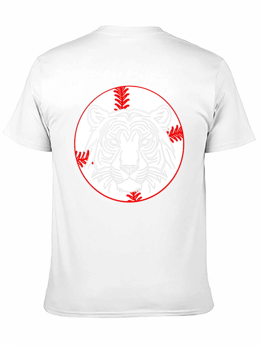 Tiger Baseball Graphic Tee - Classic Black T-Shirt