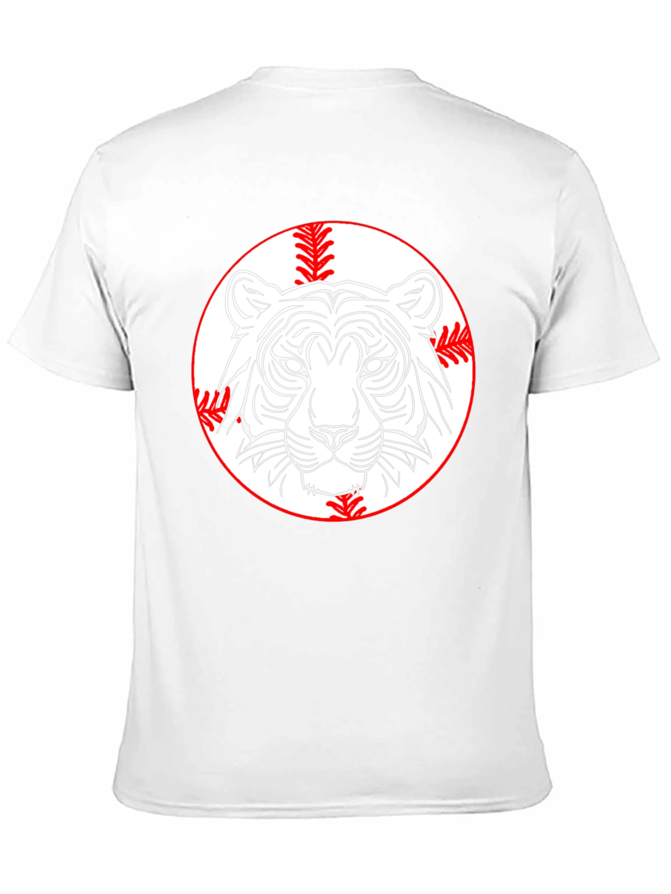 Tiger Baseball Graphic Tee - Classic Black T-Shirt