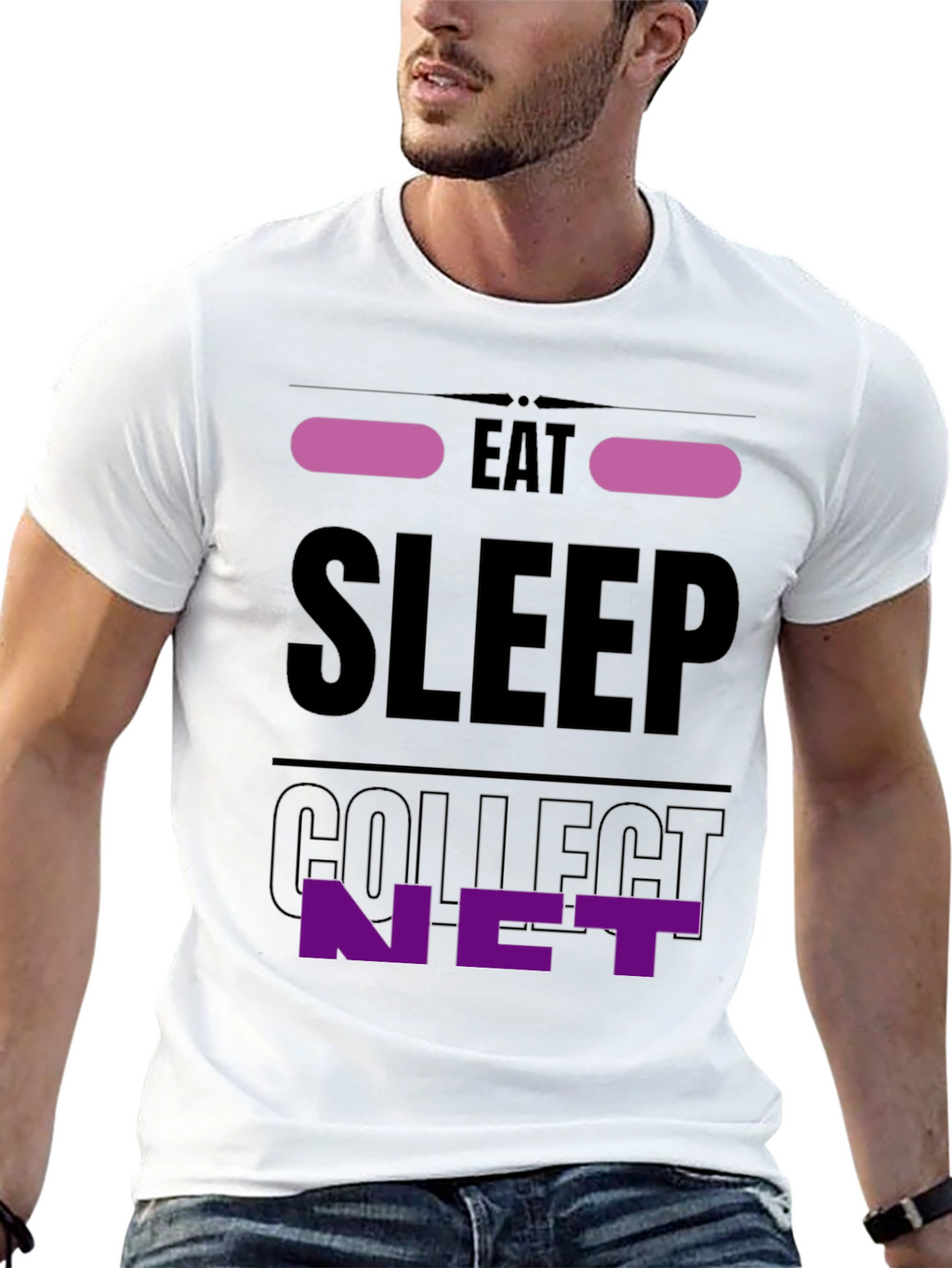 Eat Sleep Collect NFT T-Shirt