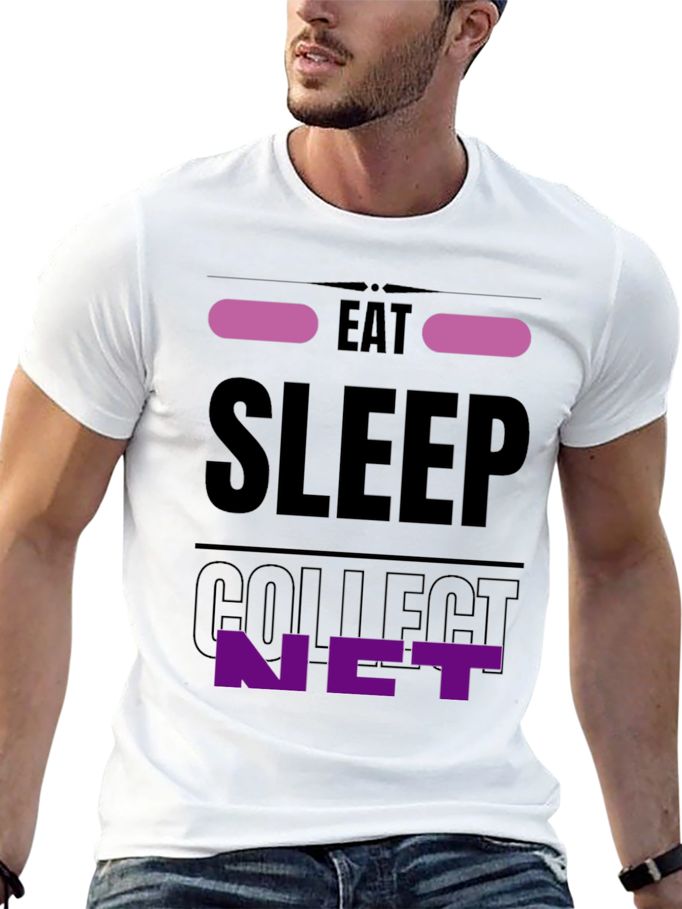 Eat Sleep Collect NFT T-Shirt