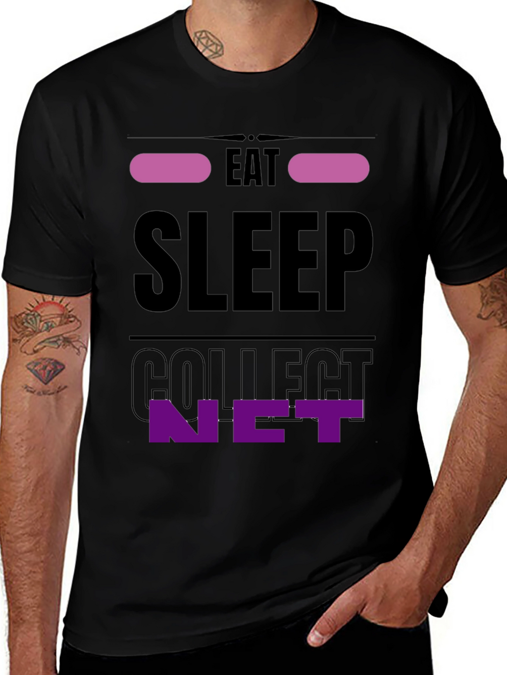 Eat Sleep Collect NFT T-Shirt