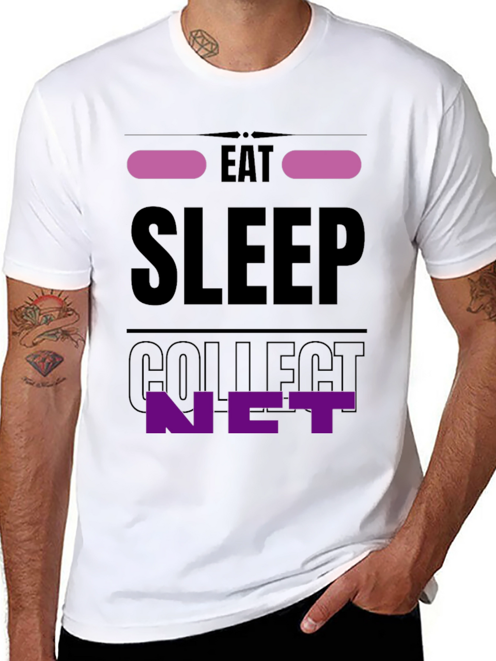 Eat Sleep Collect NFT T-Shirt
