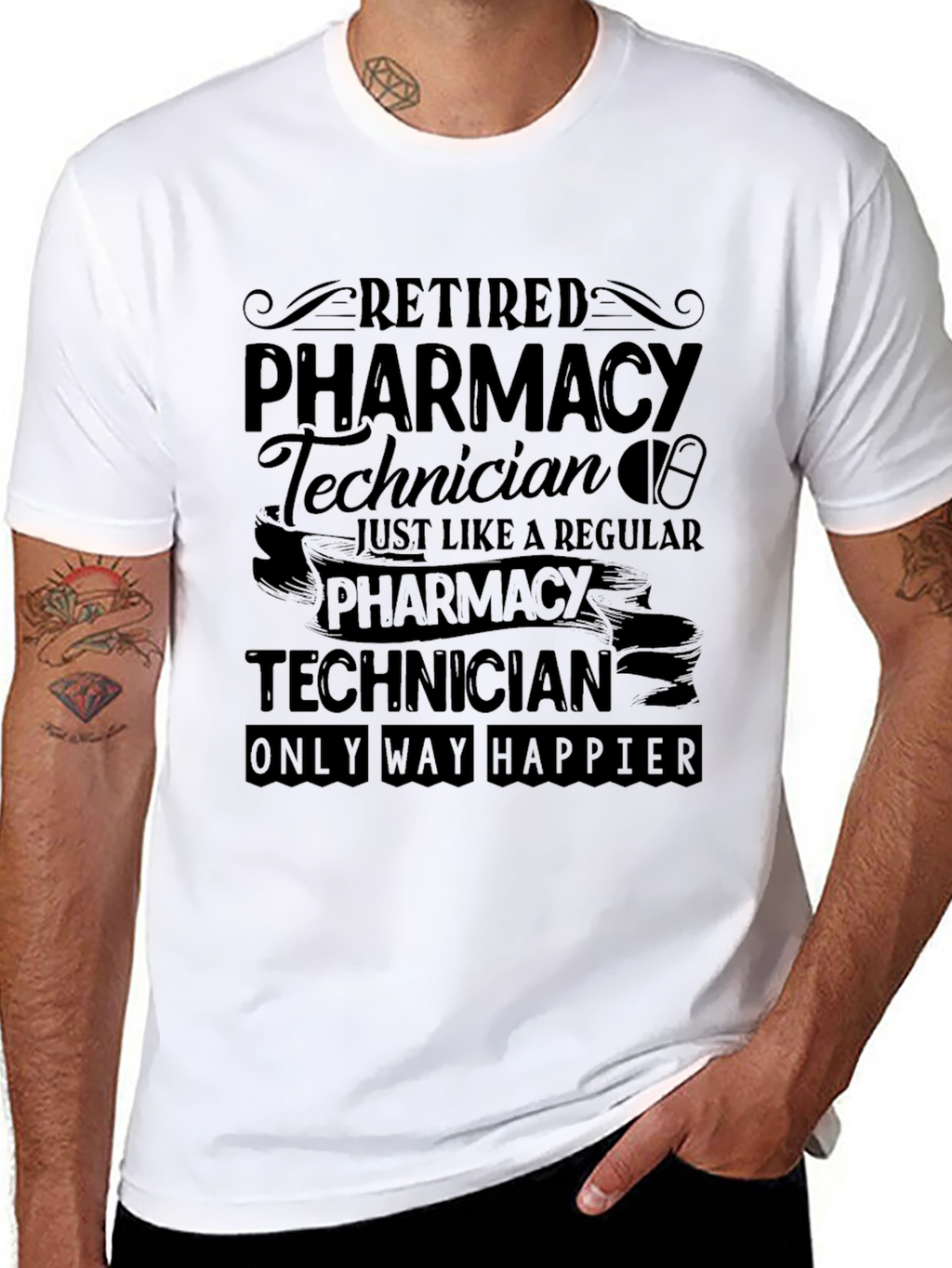 Retired Pharmacy Technician T-Shirt