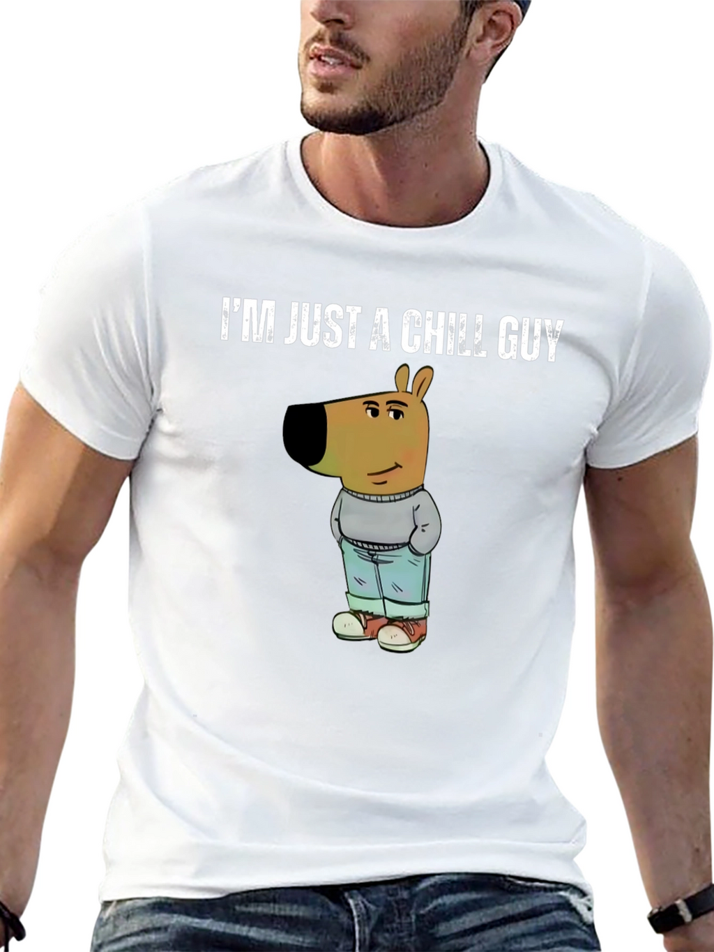 Chill Dog Graphic Tee - Comfortable Casual Wear