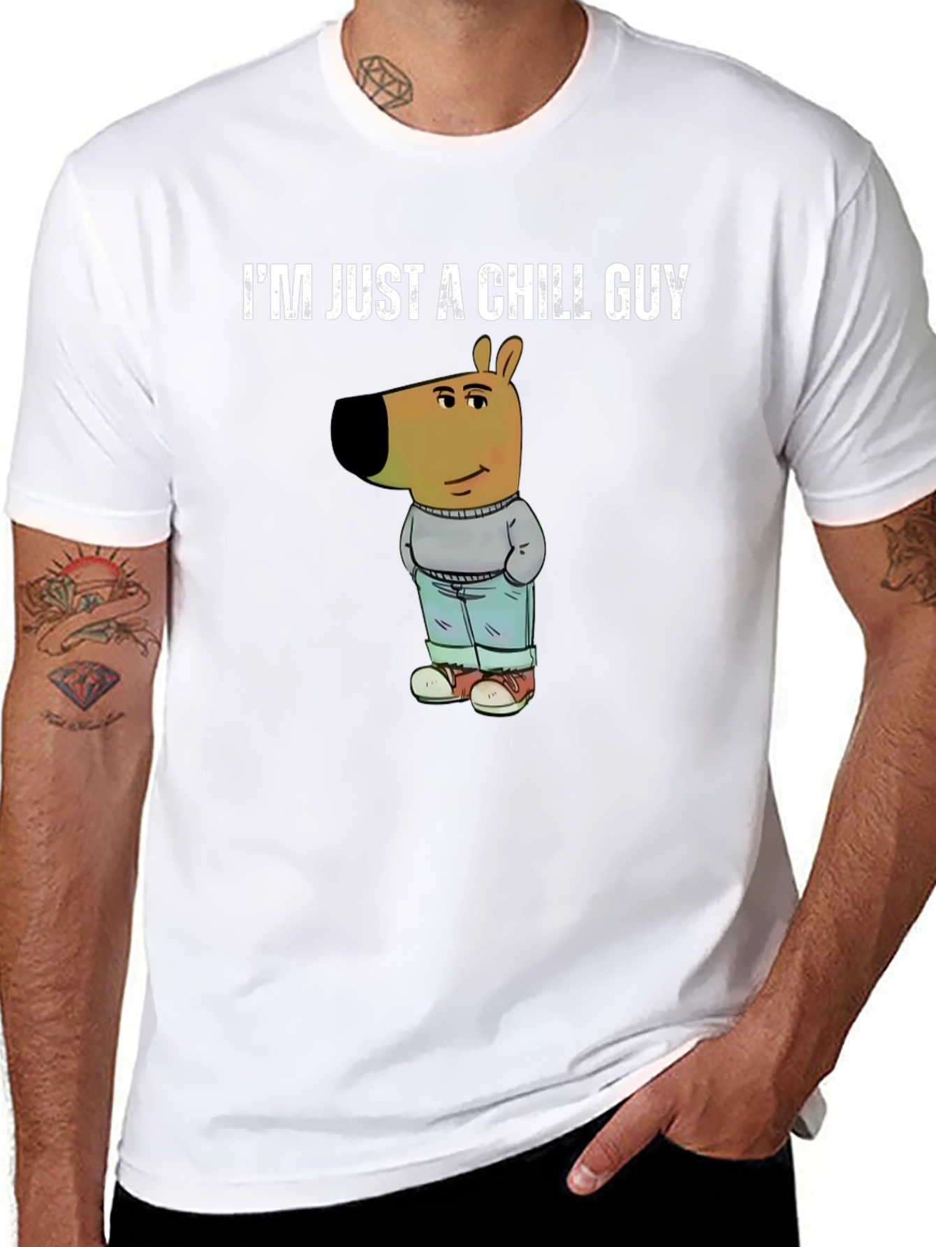 Chill Dog Graphic Tee - Comfortable Casual Wear