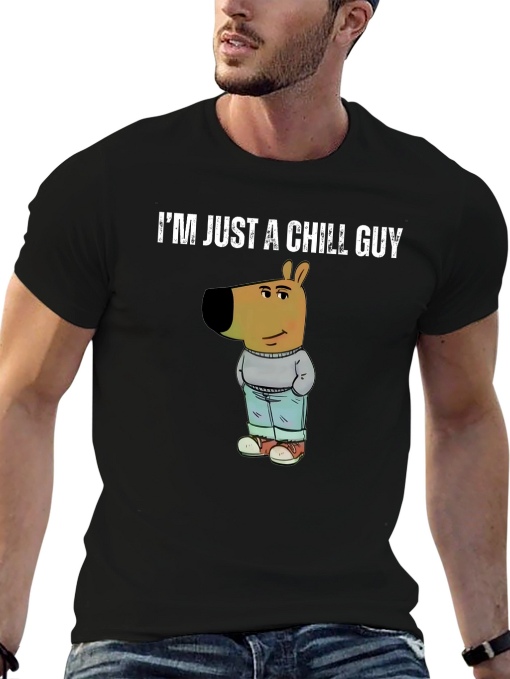 Chill Dog Graphic Tee - Comfortable Casual Wear