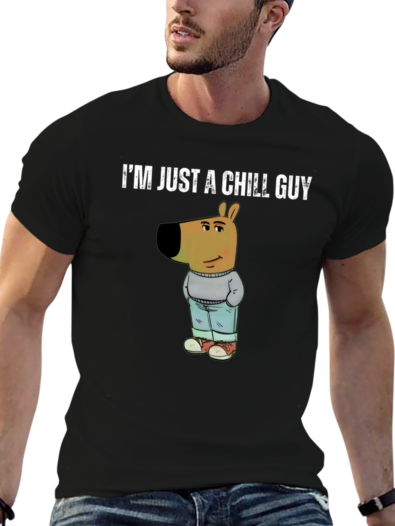 Chill Dog Graphic Tee - Comfortable Casual Wear