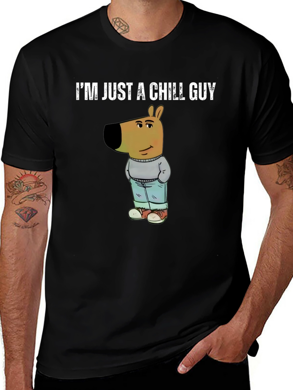 Chill Dog Graphic Tee - Comfortable Casual Wear