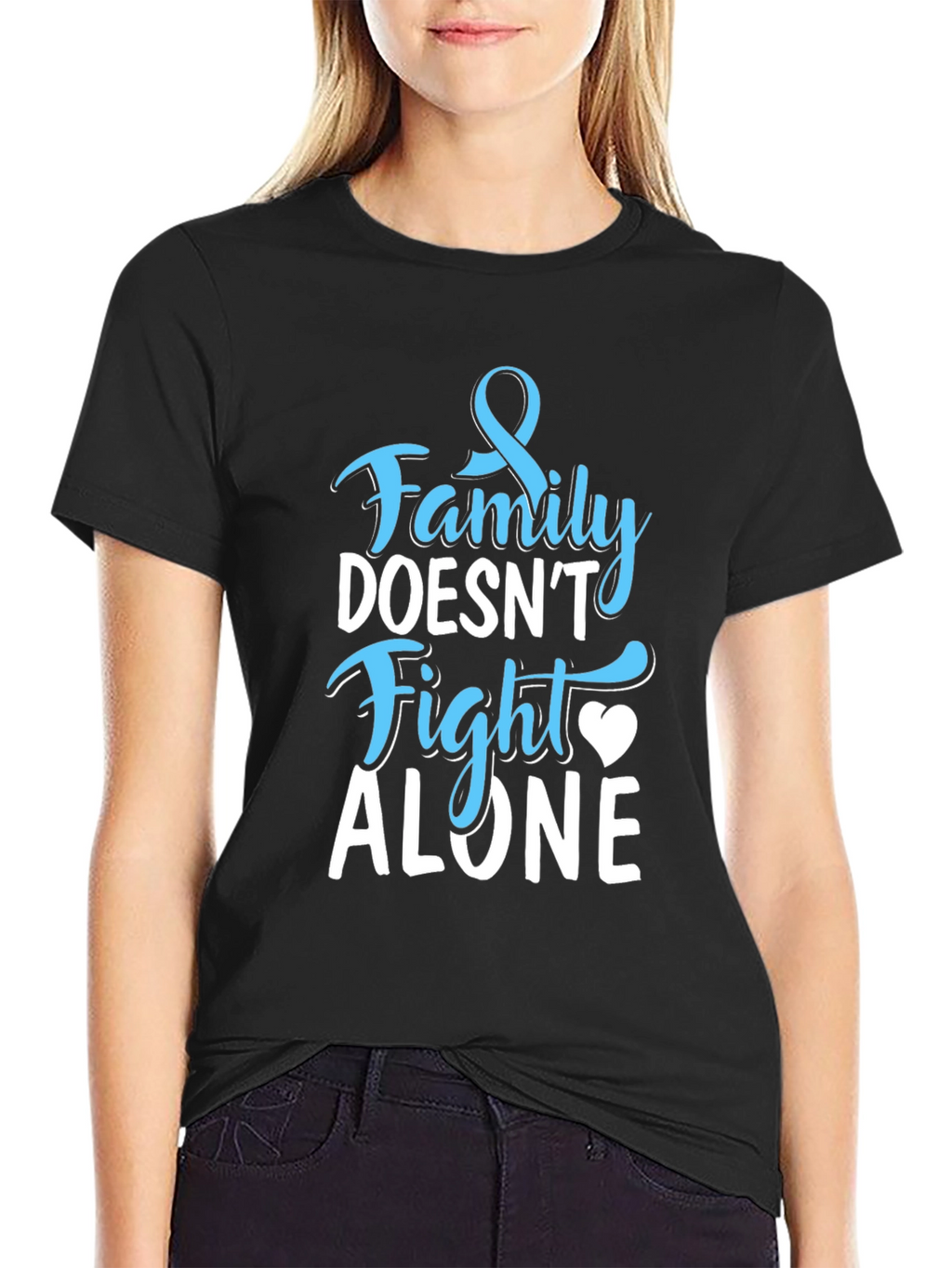 Family Doesnt Fight Alone Awareness T-Shirt