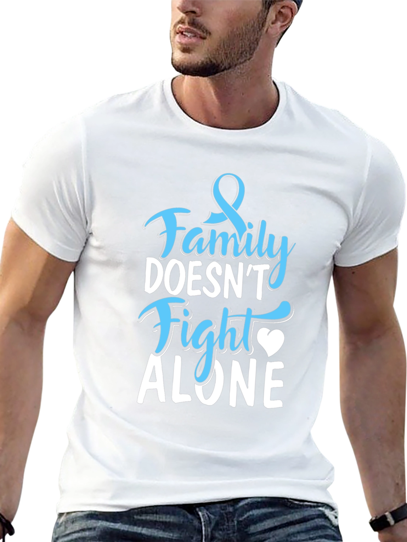 Family Doesnt Fight Alone Awareness T-Shirt