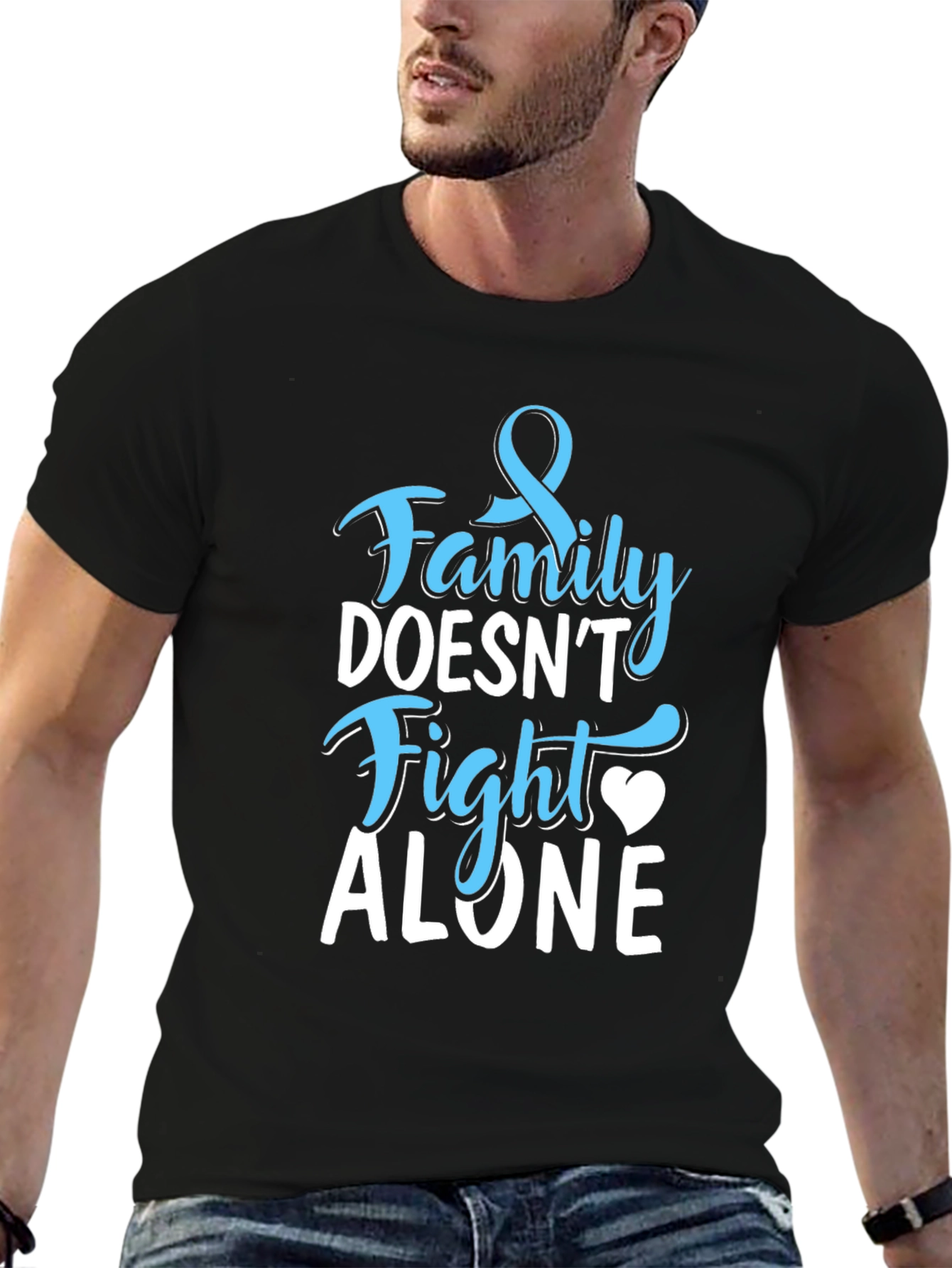 Family Doesnt Fight Alone Awareness T-Shirt