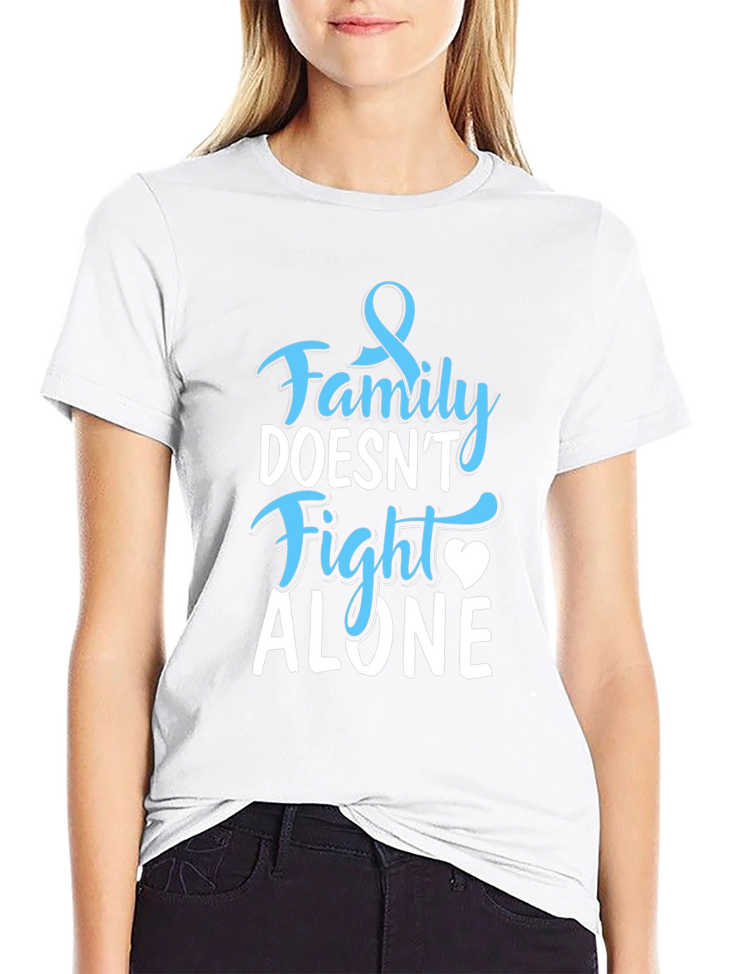 Family Doesnt Fight Alone Awareness T-Shirt