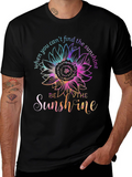 Sunshine Sunflower Graphic T-Shirt