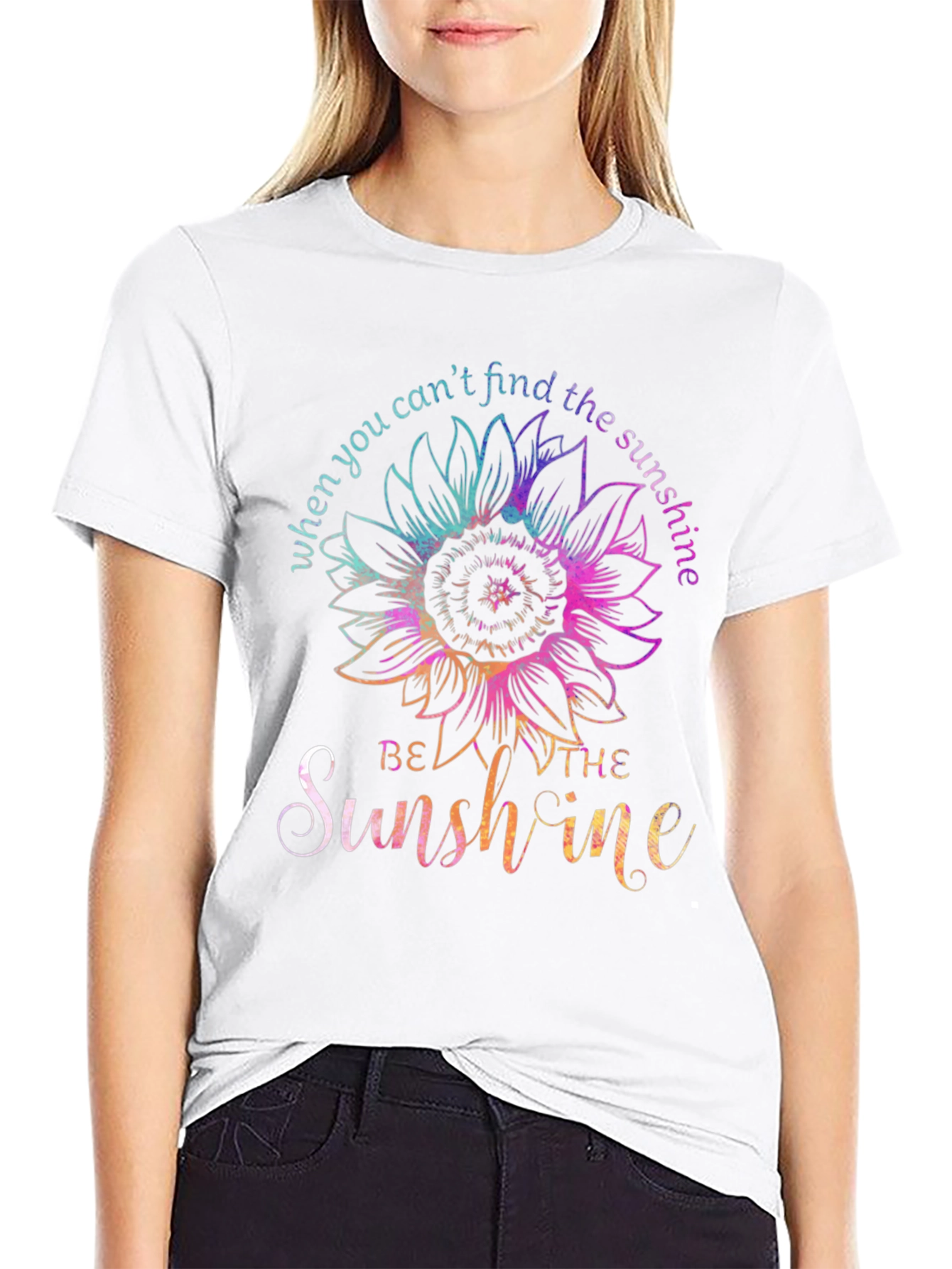 Sunshine Sunflower Graphic T-Shirt