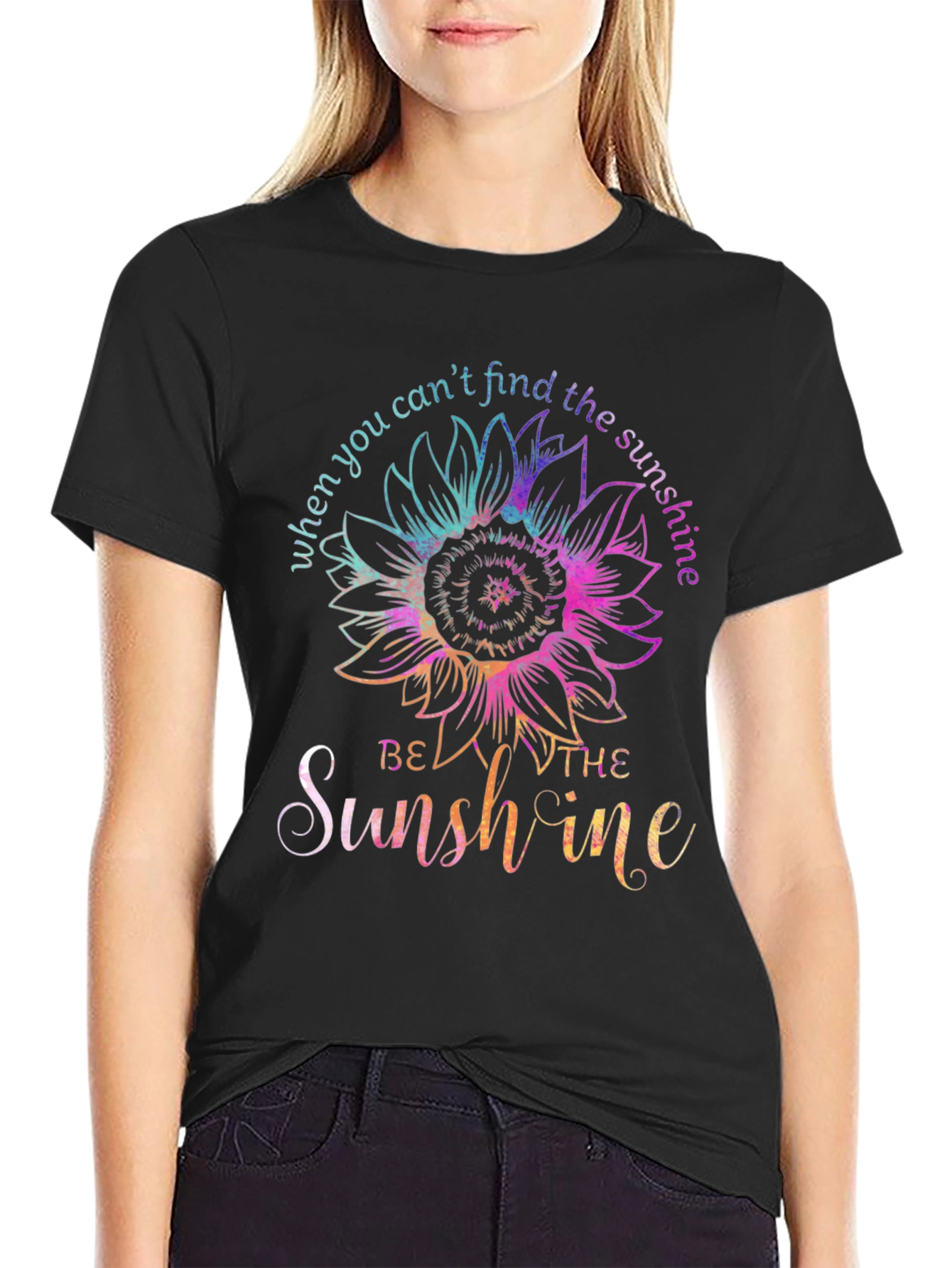 Sunshine Sunflower Graphic T-Shirt