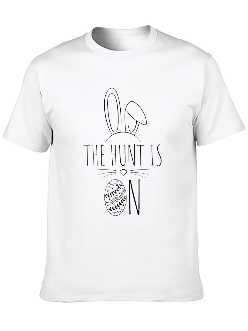 Easter Hunt T-Shirt - Bunny Ears Egg Graphic