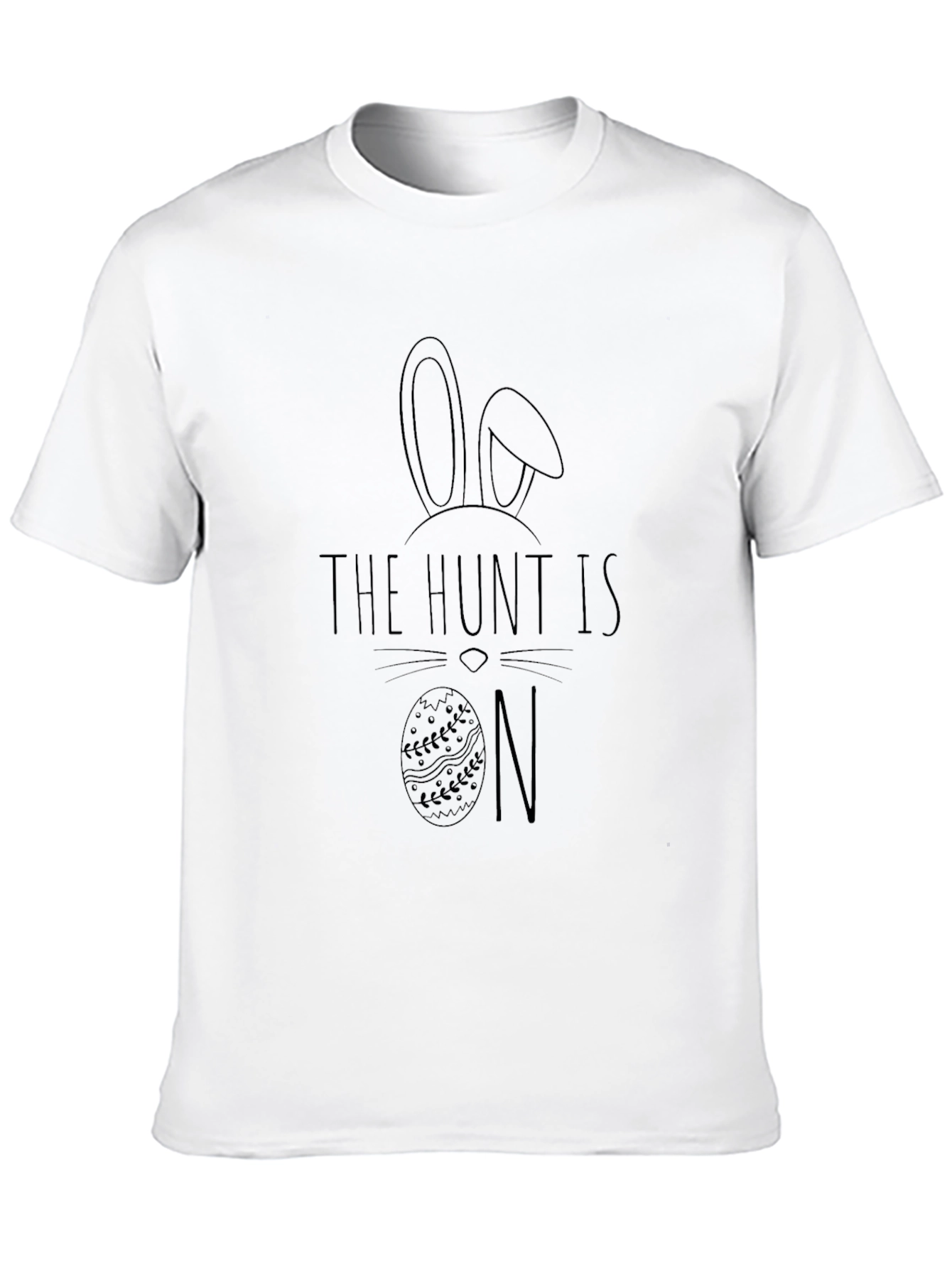 Easter Hunt T-Shirt - Bunny Ears Egg Graphic