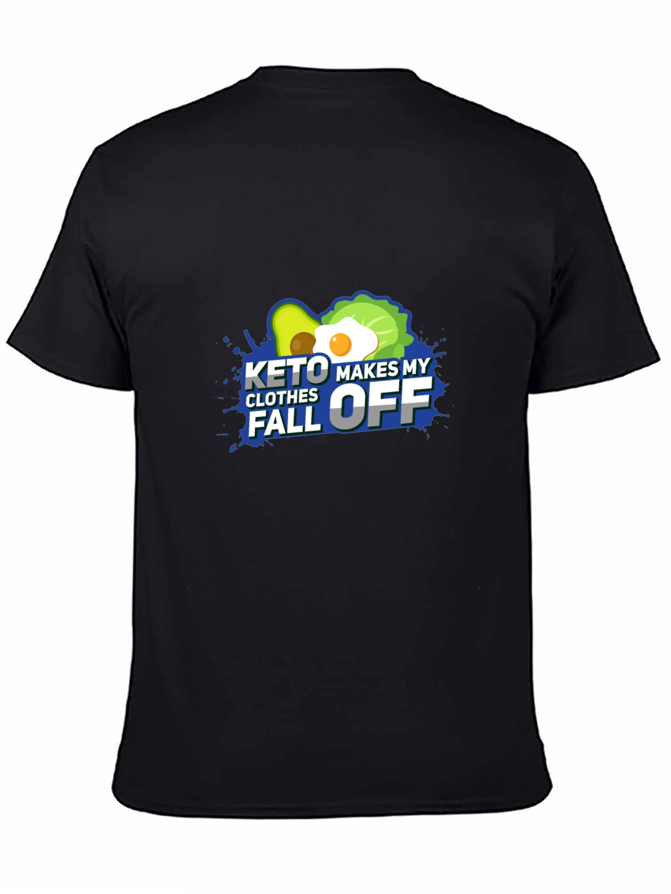Keto Makes My Clothes Fall Off - Black T-Shirt