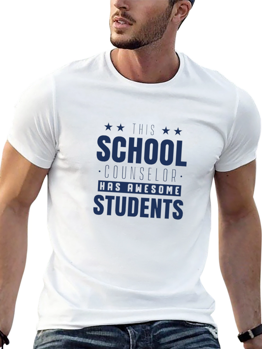 School Counselor Awesome Students Graphic T-Shirt