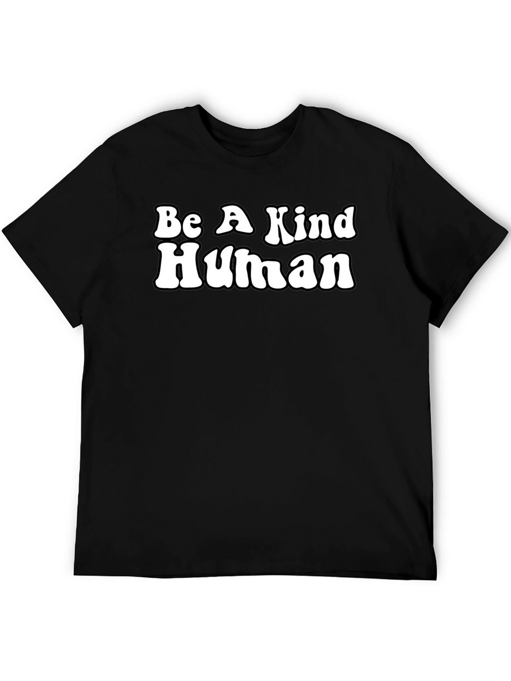 Be A Kind Human Graphic Tee - Black