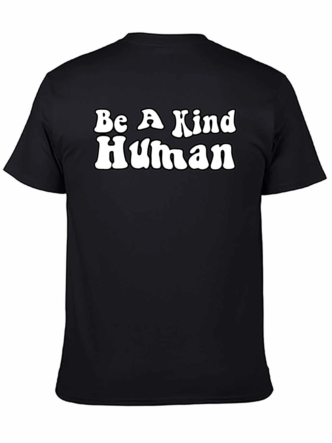 Be A Kind Human Graphic Tee - Black