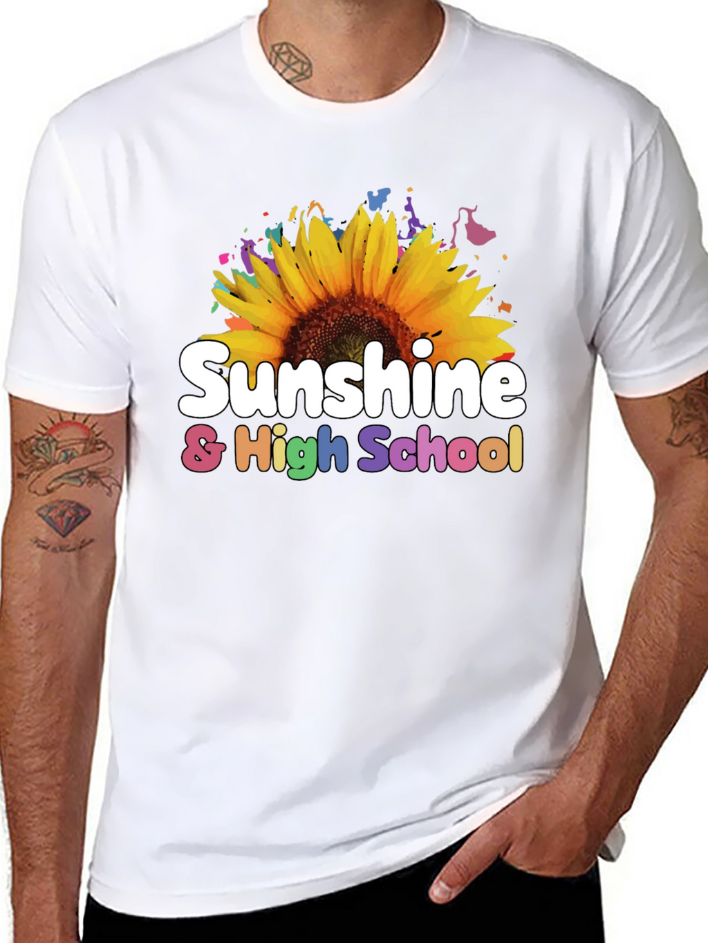Sunshine & High School Graphic Tee