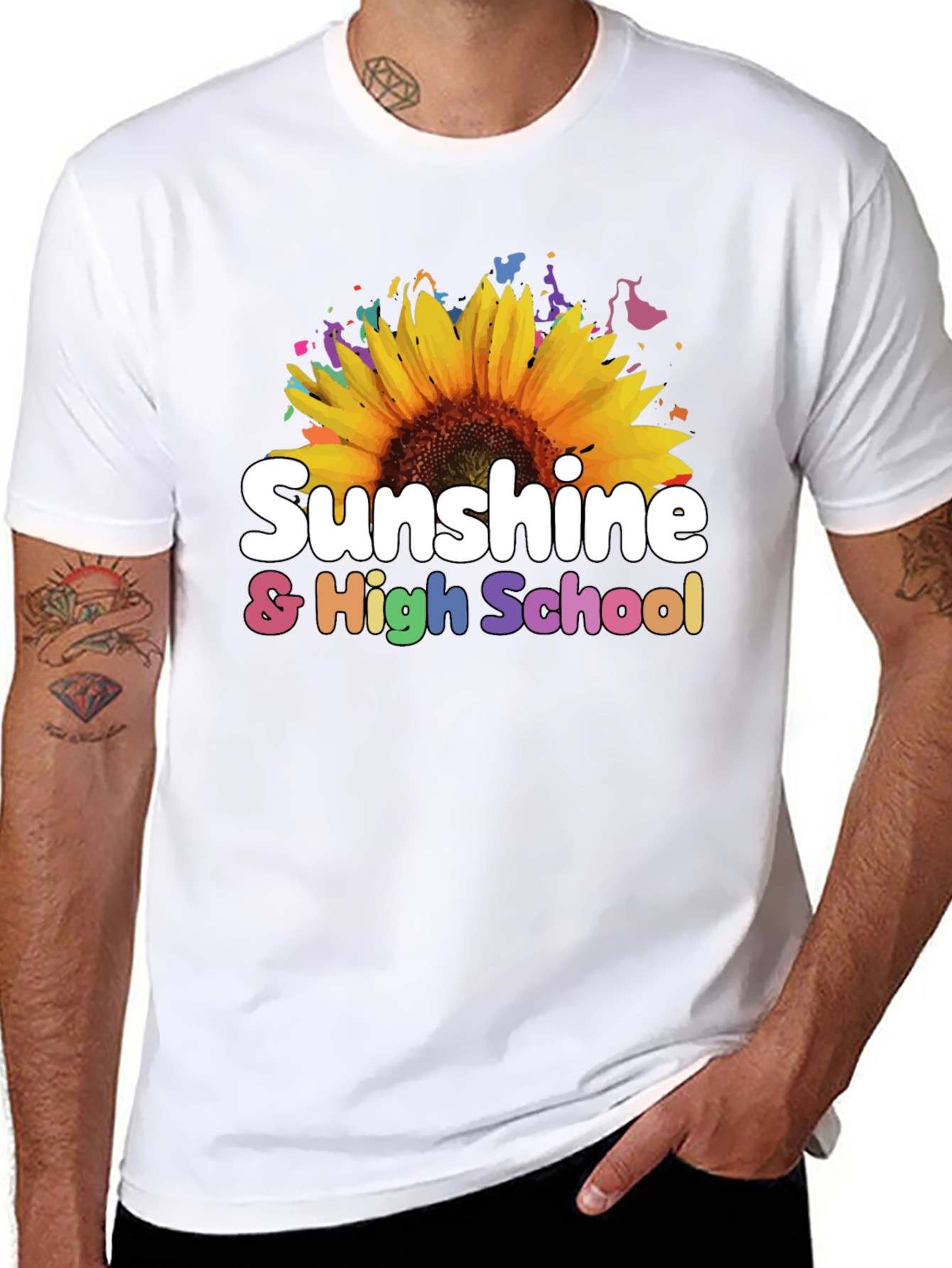 Sunshine & High School Graphic Tee