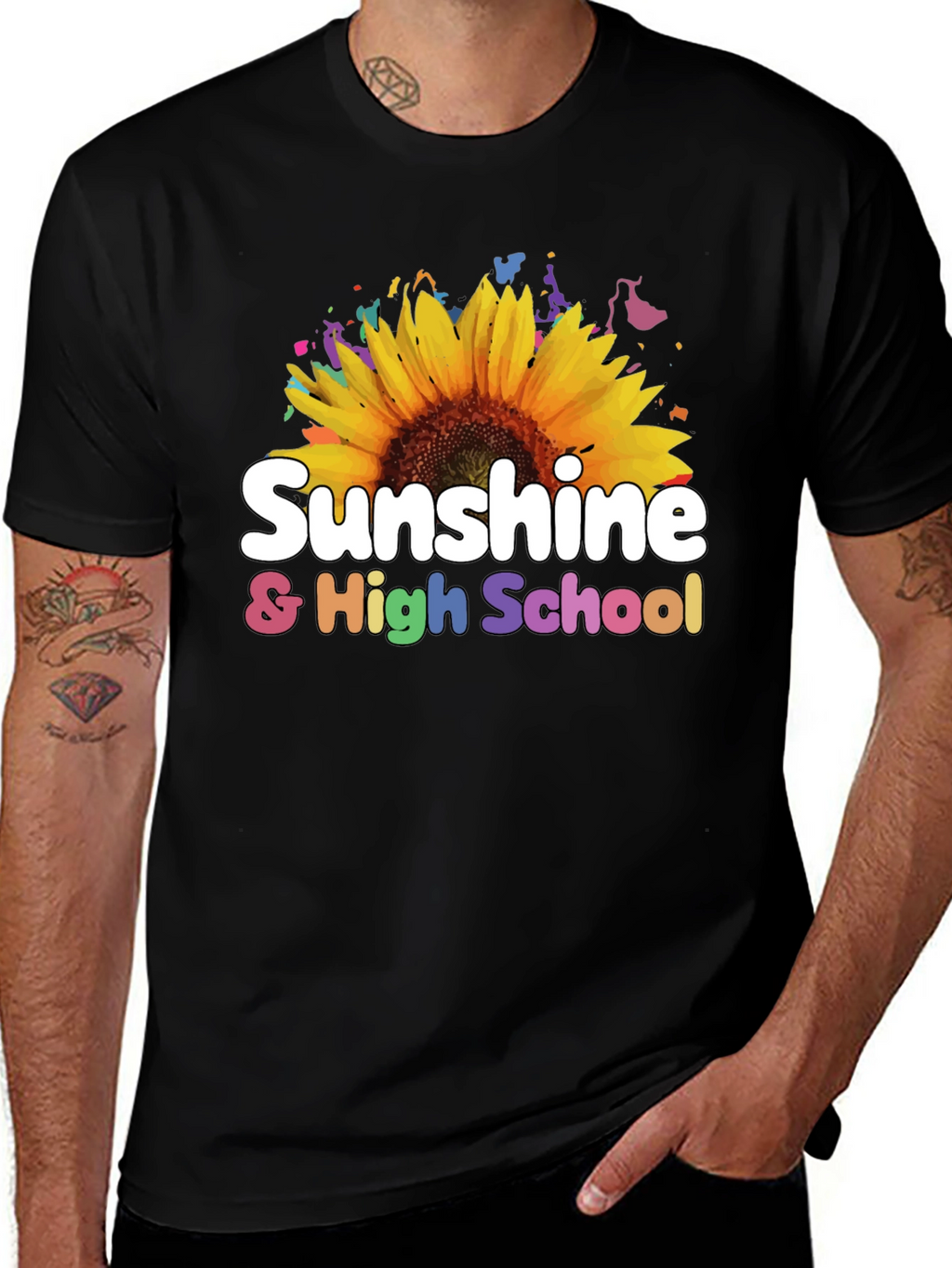 Sunshine & High School Graphic Tee
