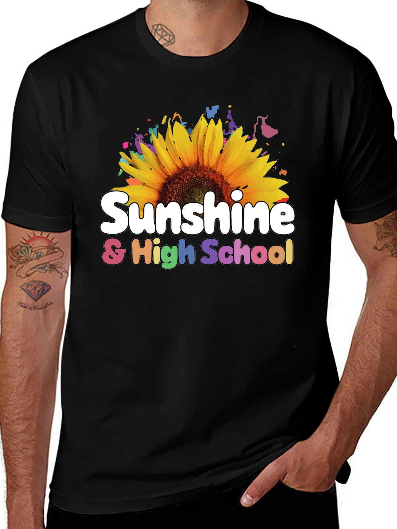 Sunshine & High School Graphic Tee