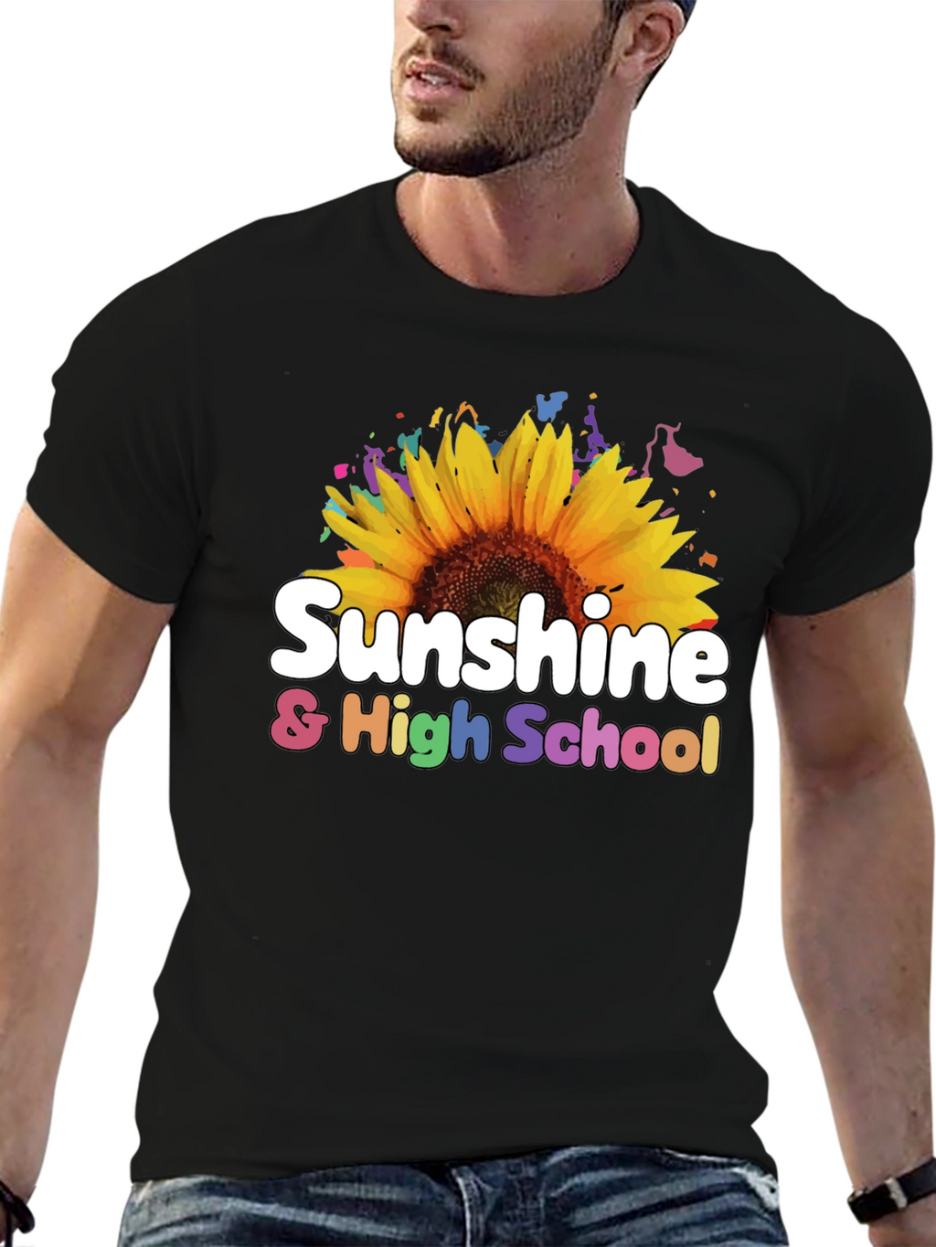 Sunshine & High School Graphic Tee