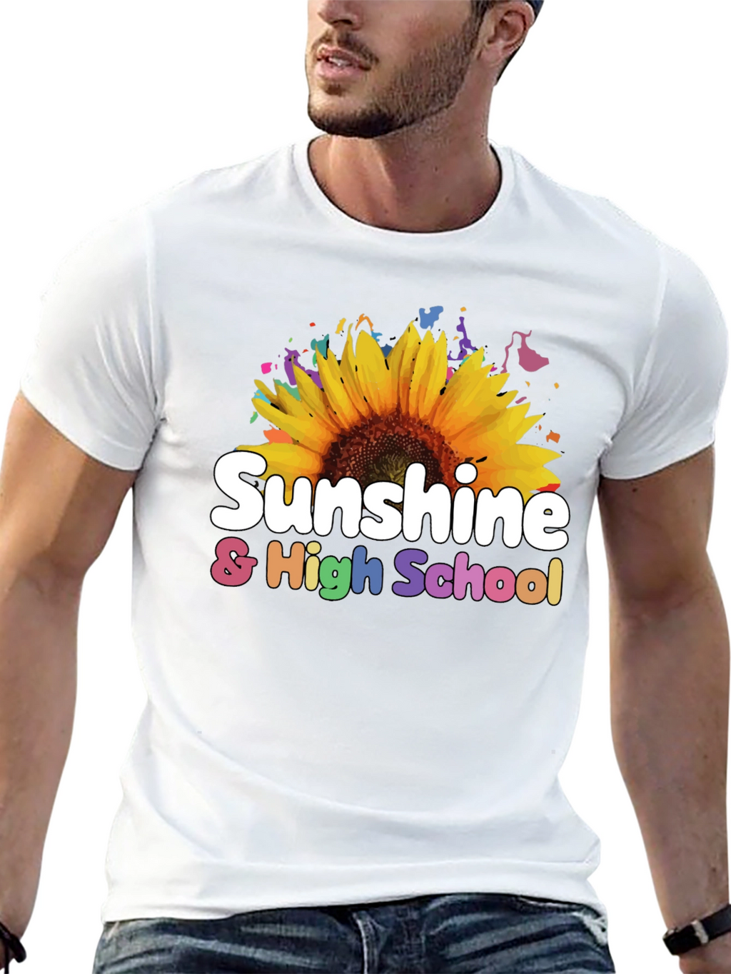 Sunshine & High School Graphic Tee