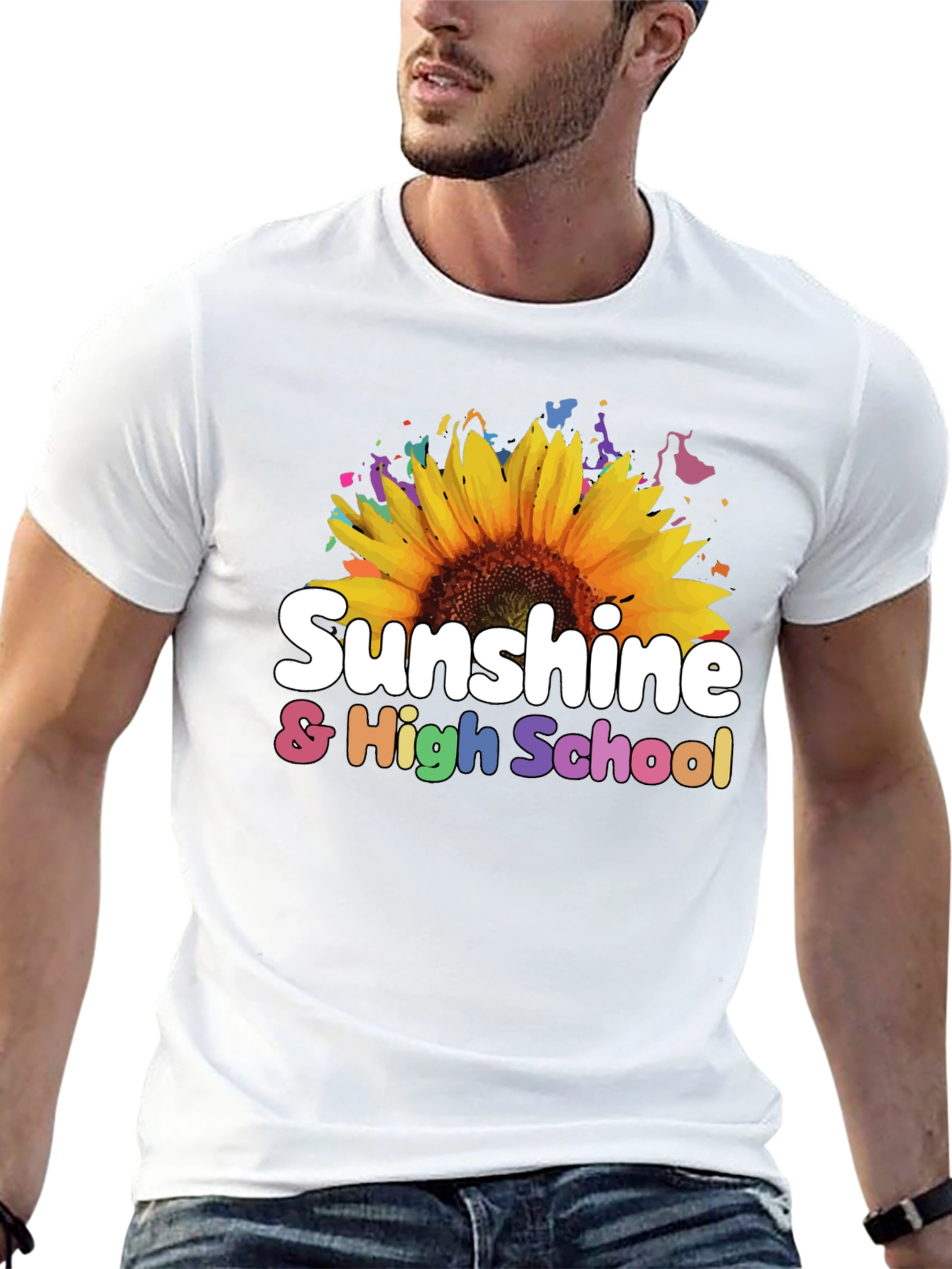 Sunshine & High School Graphic Tee