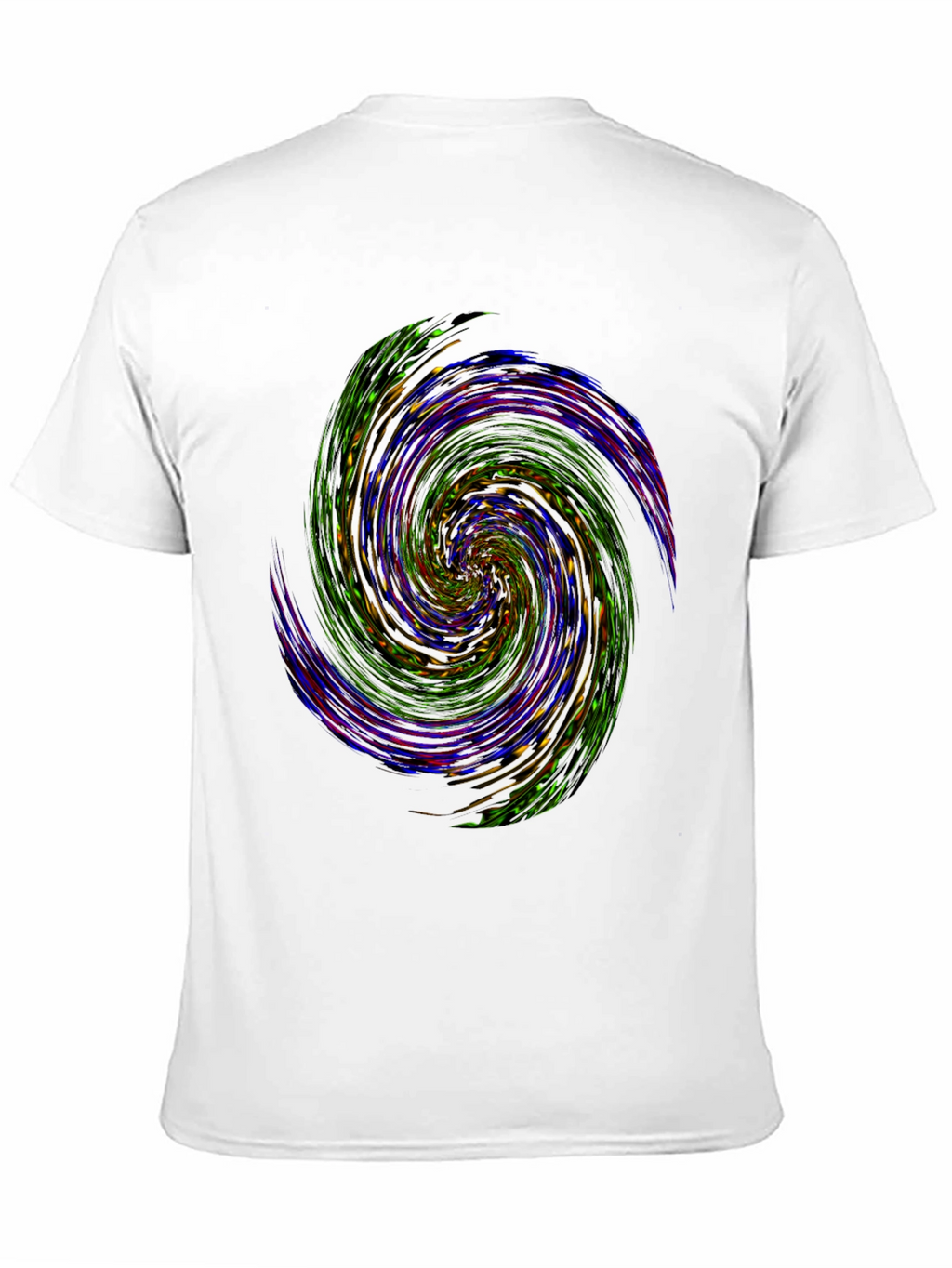 Vortex Graphic Tee - Abstract Swirl Design