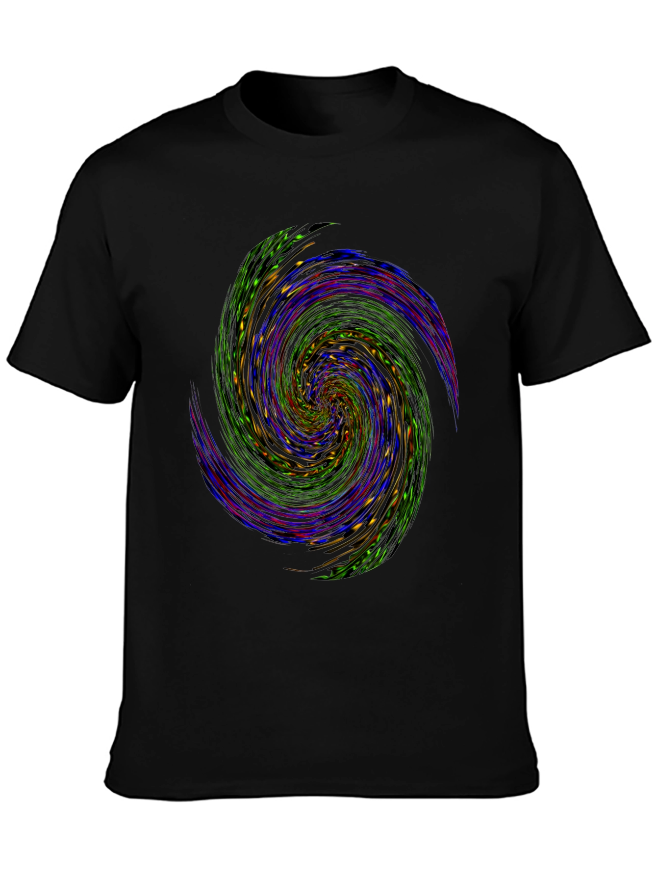 Vortex Graphic Tee - Abstract Swirl Design