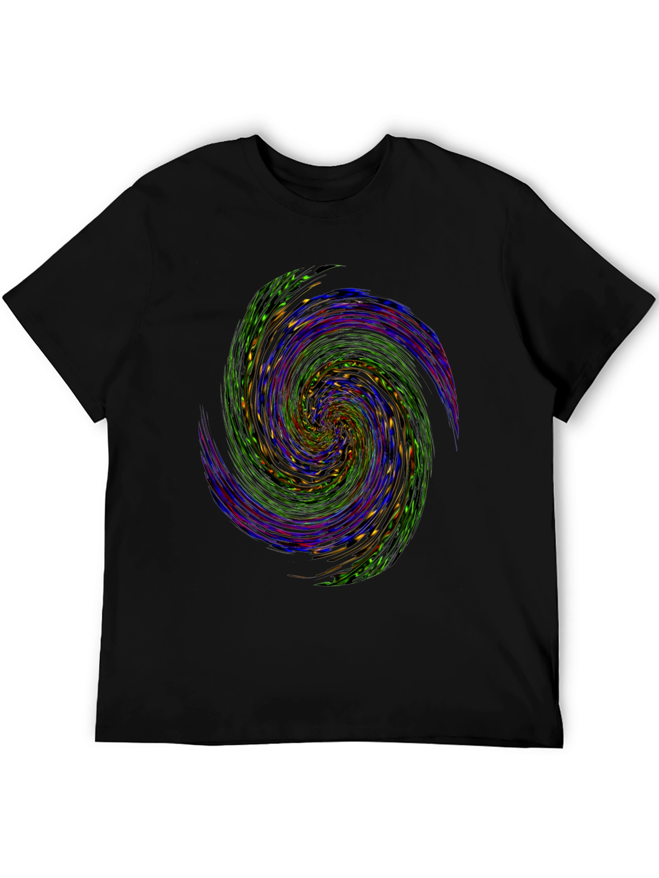 Vortex Graphic Tee - Abstract Swirl Design
