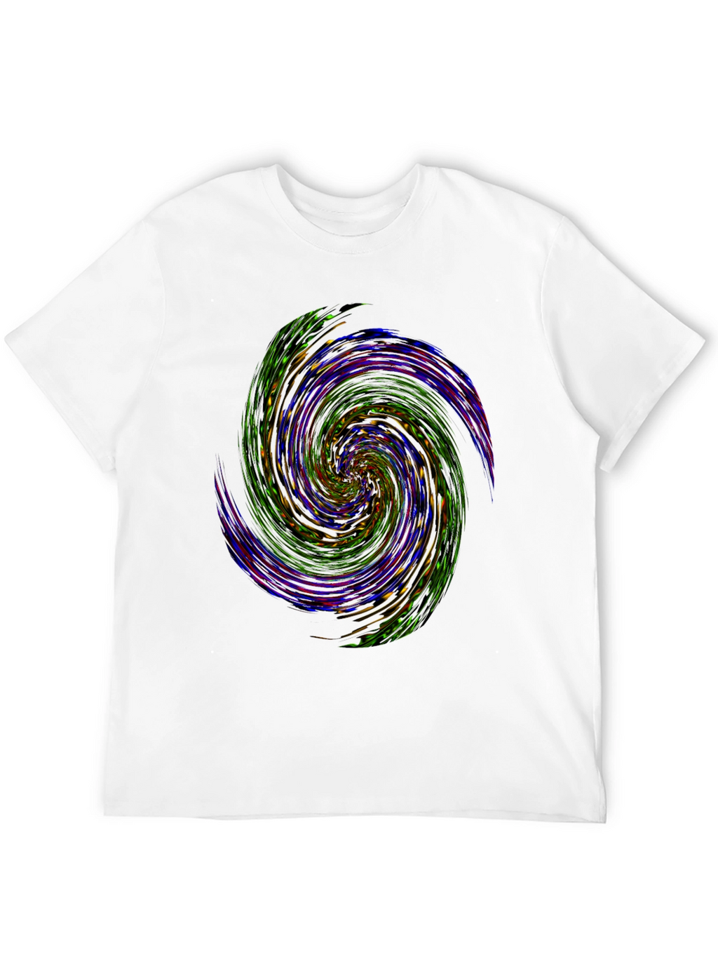 Vortex Graphic Tee - Abstract Swirl Design