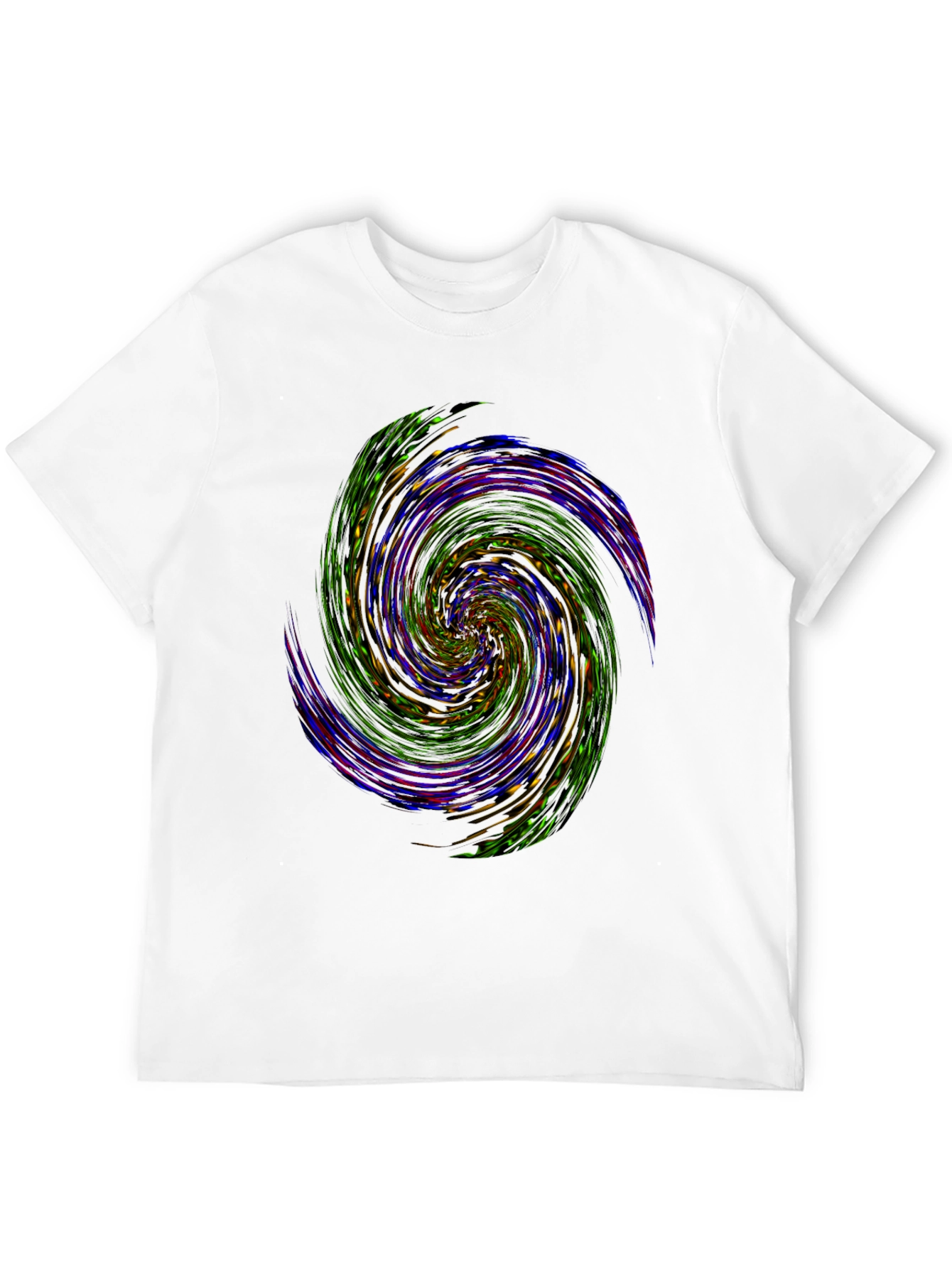 Vortex Graphic Tee - Abstract Swirl Design